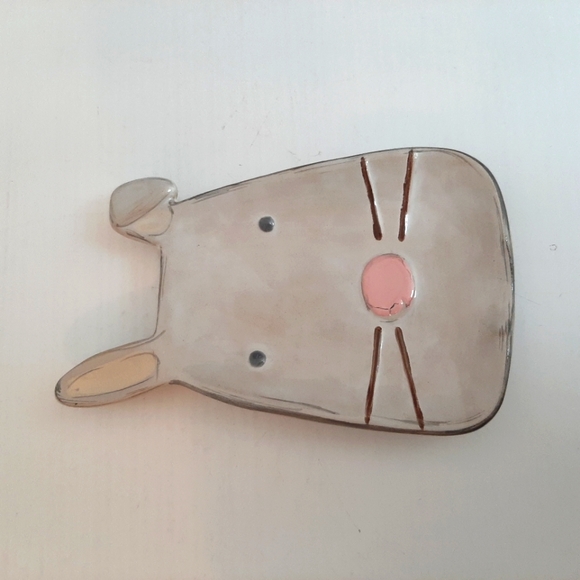 Mud Pie Decorative Stoneware Bunny Spoon Rest & Spoon - Picture 14 of 16